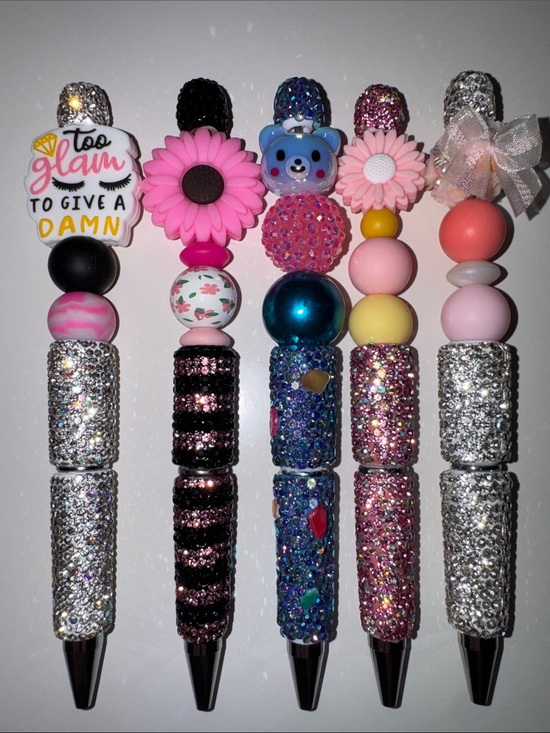 Other - (1) Handmade beaded pen